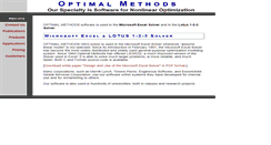 Desktop Screenshot of optimalmeth.com